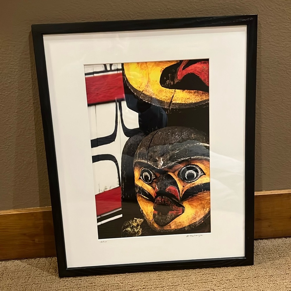 Original framed art work titled “Totem”